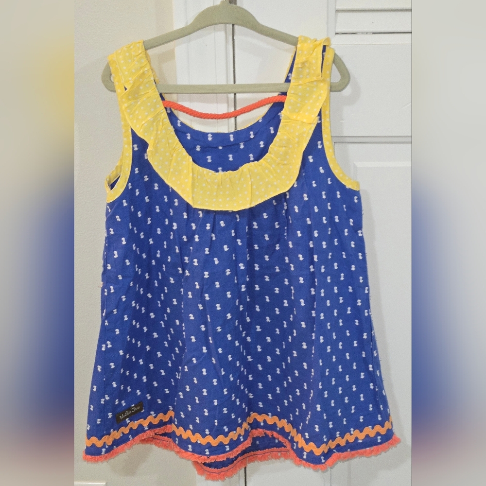 NWT Matilda Jane Girls Wheelbarrow Race Tunic